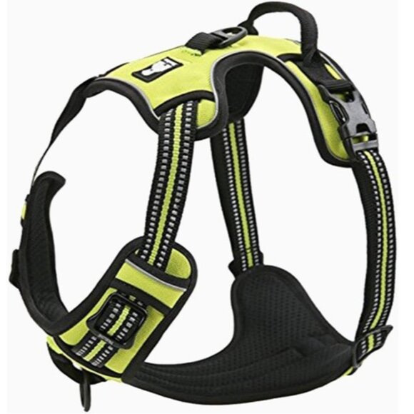 TRUE LOVE Adjustable No Pull Harness, Reflective, Neon Yellow, Small - Picture 12 of 16
